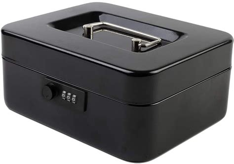 cheap metal cash box|metal money box with lock.